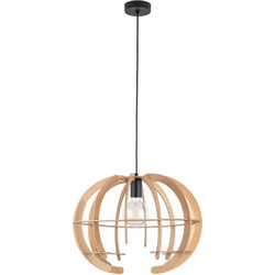 TK Lighting Venus Κρεμαστό Φωτιστικό Οροφής Μονόφωτο E27 Μπεζ 6886