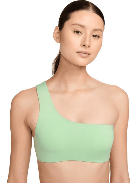 Nike Bikini Top με Έναν Ώμο Πράσινο Mint NESSE266-338