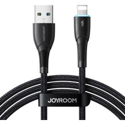 Joyroom SA32-AL3 Braided USB-A to Lightning Cable 1m Black 6956116759766