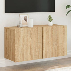 vidaXL Έπιπλο Τηλεόρασης Μοριοσανίδα Sonoma Μ80xΠ30xΥ41cm 836956
