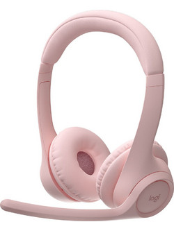 Logitech Zone 300 Ασύρματα On Ear Ακουστικά Υπολογιστή με Μικρόφωνο & Bluetooth Ροζ