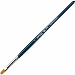 Giotto 600 Talkon Πινέλο Ζωγραφικής No6 Πλακέ με Συνθετική Τρίχα 670200