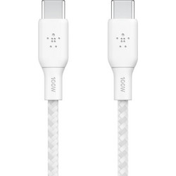 Belkin Braided USB-C to USB-C 100W 2m White CAB014BT2MWH