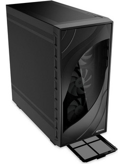Sharkoon Rebel C80M Black Gaming Midi Tower Κουτί Υπολογιστή RGB με Πλαϊνό Παράθυρο