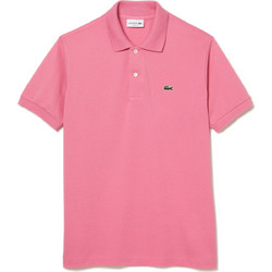 Lacoste Ανδρική Μπλούζα Polo Κοντομάνικη Ροζ 3L1212-2R3