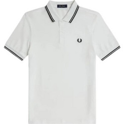 Fred Perry Ανδρική Μπλούζα Polo Κοντομάνικη Λευκή M3600-200