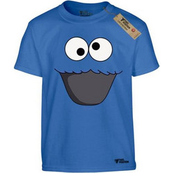 Takeposition H-cool Sesame Street Cookie Monster Face Παιδικό T-Shirt Κοντομάνικο Μπλε 806-1382-10