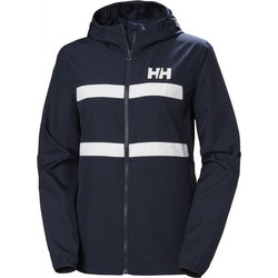 Helly Hansen Salt Stripe Αθλητικό Γυναικείο Μπουφάν Softshell Μακρύ Αντιανεμικό Navy Μπλε 34455-597