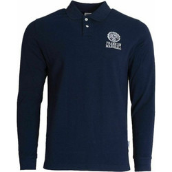 Franklin & Marshall Ανδρική Μπλούζα Polo Μακρυμάνικη Navy Μπλε JM6006.000.3005P01-219