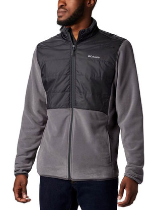 Columbia Basin Butte Ανδρική Ζακέτα Fleece με Φερμουάρ Ανθρακί 2101761-023