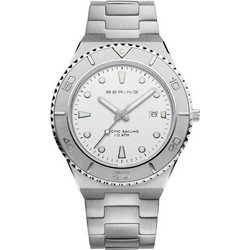 Bering Classic Ανδρικό Ρολόι με Ασημί Μεταλλικό Μπρασελέ 18940-704