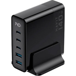 Havit Βάση Φόρτισης με 2 Θύρες USB-A & 3 Θύρες USB-C 140W Power Delivery UCLE004 Black