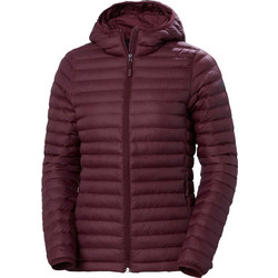 Helly Hansen Sirdal Hooded Insulator Γυναικείο Μπουφάν Χειμωνιάτικο Puffer Κοντό Μπορντό 62992-658