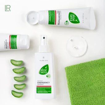 LR Aloe Vera Concentrated Gel 100ml + Propolis Cream 100ml + Emergency  Spray 150ml | BestPrice.gr