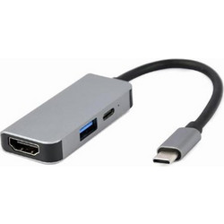 Cablexpert USB-C Docking Station με HDMI 4K PD