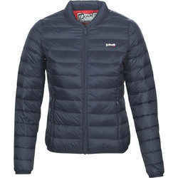 Schott Γυναικείο Μπουφάν Puffer Μακρύ Navy Μπλε JKTOAKLANDW