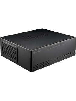 Silverstone Milo 11 Black Micro Tower Κουτί Υπολογιστή