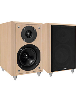 Eltax Monitor I Ζεύγος Ηχείων Hi-Fi Βιβλιοθήκης 60W 2 Δρόμων Beechwood