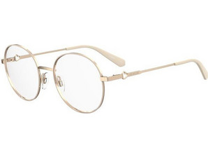 Love Moschino MOL617TN-B4E Γυναικείος Σκελετός Γυαλιών Οράσεως Μεταλλικός Χρυσός