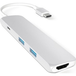 Satechi ST-CMAS Docking Station με HDMI 4K Silver