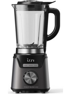 Izzy IZ-6501 Μπλέντερ για Smoothie με Γυάλινη Κανάτα 1.5lt 1200W