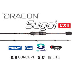Dragon Sugoi CXT Καλάμι Ψαρέματος για LRF Carbon Δίσπαστο 2.28m 5-18gr