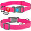 Waudog Waterproof Plastic Κολάρο Σκύλου Φούξια 2x24-40cm