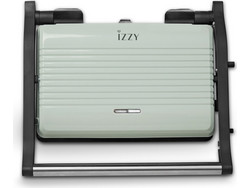 Izzy IZ-2025 Vintage Panini Τοστιέρα για 2 Τοστ 1000W Green