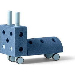 MODU Tiny Ride Περπατούρα Ride On Αυτοκινητάκι Deep Blue 1705-ACT-TIN-DB-SB