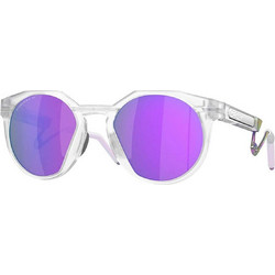 Oakley OO9279 02 Γυναικεία Γυαλιά Ηλίου Στρογγυλά Κοκάλινα Διαφανή με Μωβ Φακό