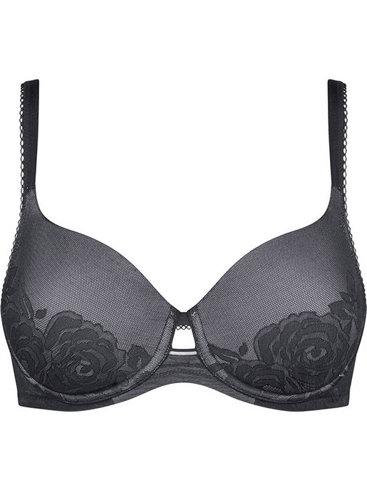 Triumph Rose Sensation Σουτιέν Minimizer με Ελαφριά Ενίσχυση με Μπανέλα Μαύρο 10205990-0004