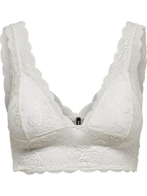 Only Bralette χωρίς Μπανέλα Λευκό 15107599