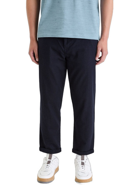Celio Ανδρικό Παντελόνι Chino Κανονική Εφαρμογή Navy Μπλε DOLINCO