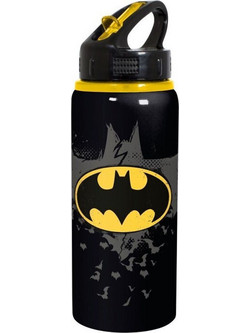 Stor Batman Παιδικό Παγούρι Αλουμινίου BPA Free Μαύρο 730ml