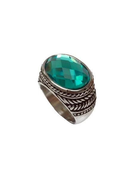Silverline Γυναικείο Δαχτυλίδι από Ατσάλι με Swarovski 0430631903