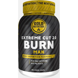 Gold Nutrition Extreme Cut 2.0 Burn Man Θερμογεννετικός Λιποδιαλύτης 90 Κάψουλες