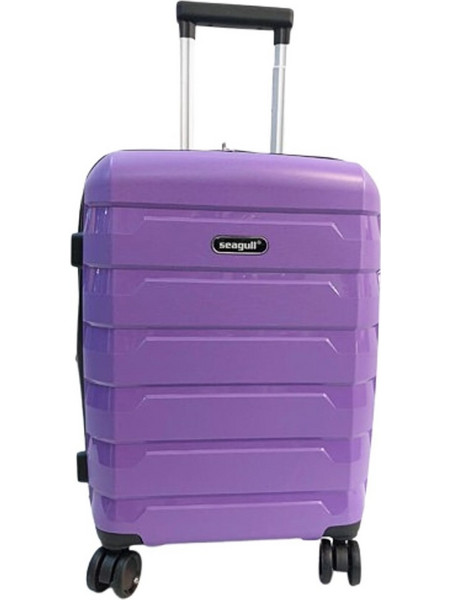 Seagull SG180 Βαλίτσα Καμπίνας 55x40x21cm με 4 Ρόδες Μωβ