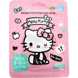 Hello Kitty Take Care Detox Face Sheet Μάσκα Προσώπου για Ενυδάτωση με Υαλουρονικό 1τμχ
