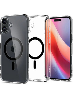 Spigen Ultra Hybrid MagFit Back Cover Black (iPhone 16 Plus)