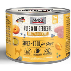 MAC's Super Food Adult Grain Free with Turkey & Blueberry 200gr