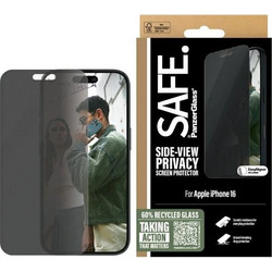 PanzerGlass Safe Ultra-Wide Fit Privacy Tempered Glass (iPhone 16 / 15)