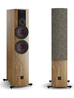 Dali Rubikore 6 Ζεύγος Ηχείων Hi-Fi Δαπέδου 200W 3 Δρόμων Natural Walnut