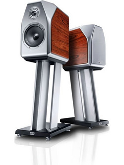 Heco Bella Donna Ζεύγος Ηχείων Hi-Fi Βιβλιοθήκης 150W 2 Δρόμων Brown Silver