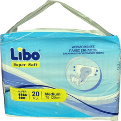 Libo Super Soft Medium Πάνες Ακράτειας 7 Σταγόνες 20τμχ