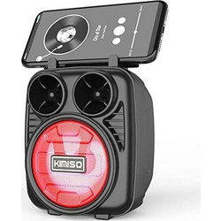 Kimiso Mini Kms-1182 Ηχείο Bluetooth 5W με Ραδιόφωνο Κόκκινο