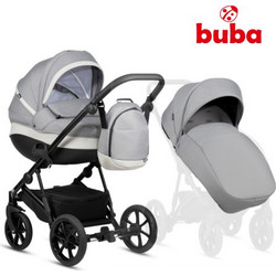 Buba Zaza 2 Καρότσι Μωρού 2 σε 1 Grey