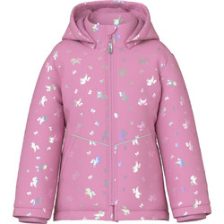 Name It Μονόκεροι Παιδικό Μπουφάν Softshell Αδιάβροχο Ροζ 13230879