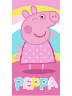 Peppa Pig Παιδική Πετσέτα Θαλάσσης Microfiber Ροζ 70x140cm 7020054