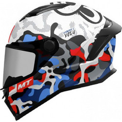 MT Stinger 2 Yozu A7 White Blue Red Black Κράνος Μηχανής Full Face 1450gr