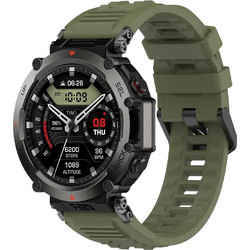 Techsuit Watchband W067 Λουράκι Σιλικόνης Dark Green (Amazfit T-Rex Ultra)